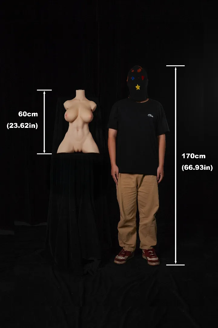 Climax 60cm 矽膠半身娃娃